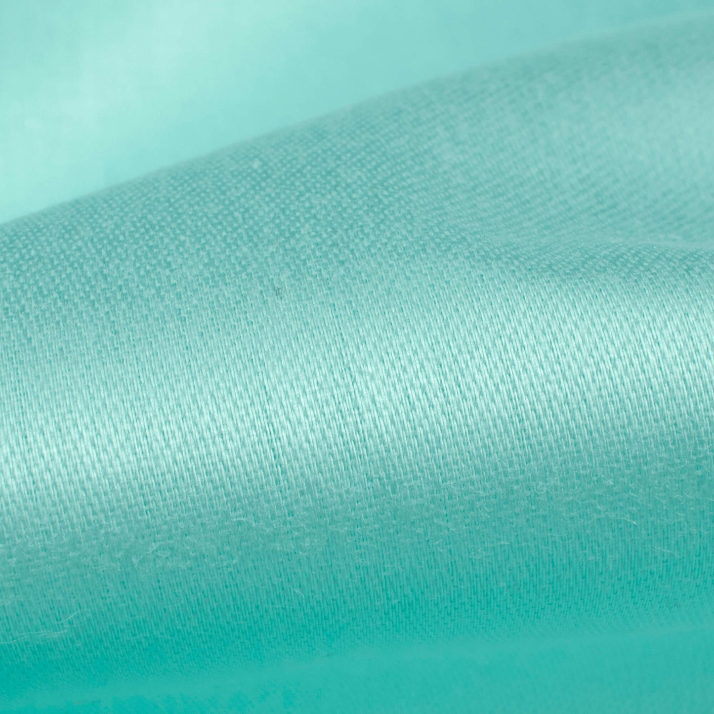 Mint Green Plain Glazed Cotton Fabric