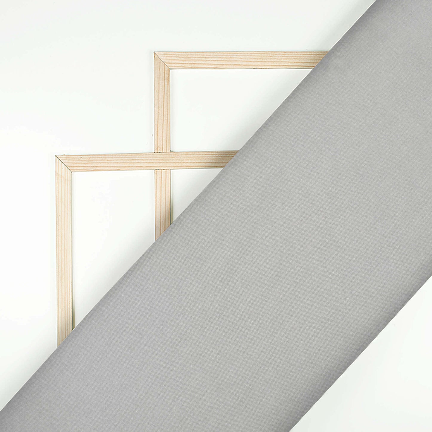 Shark Grey Plain Glazed Cotton Fabric