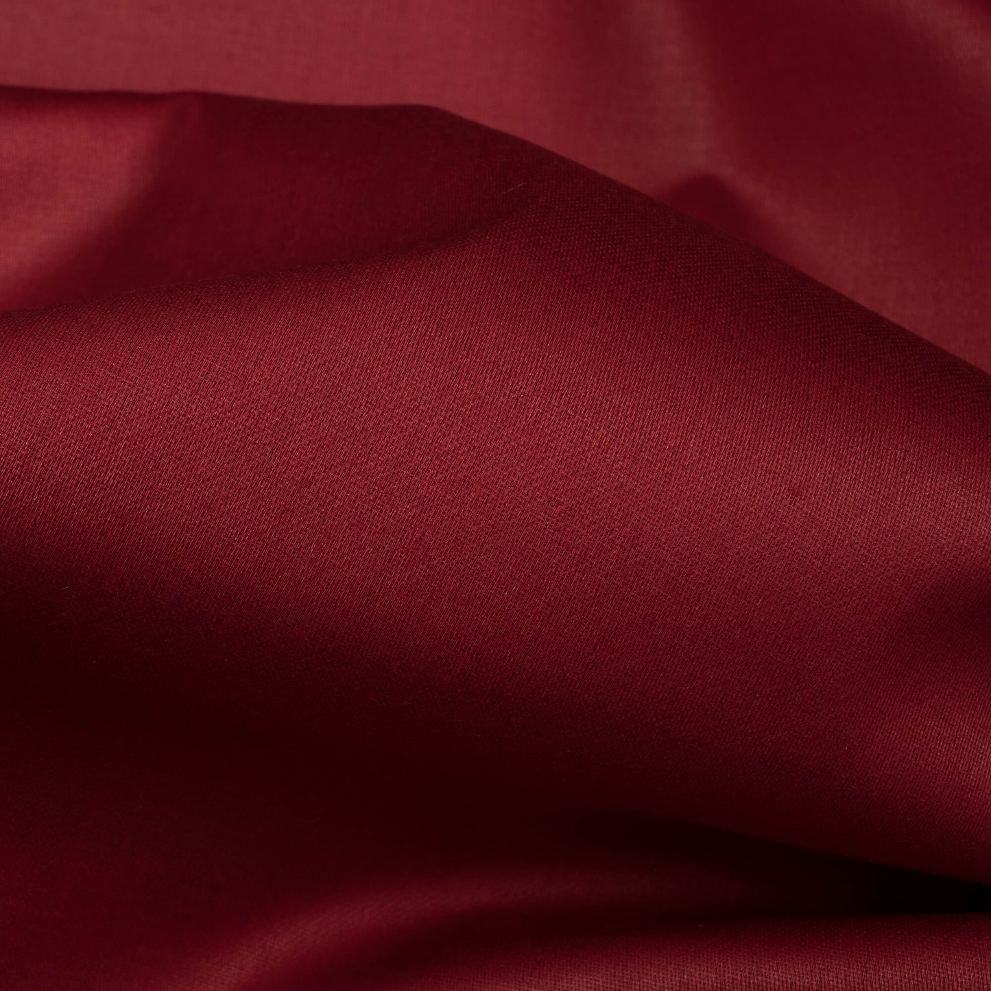 Maroon Plain Glazed Cotton Fabric