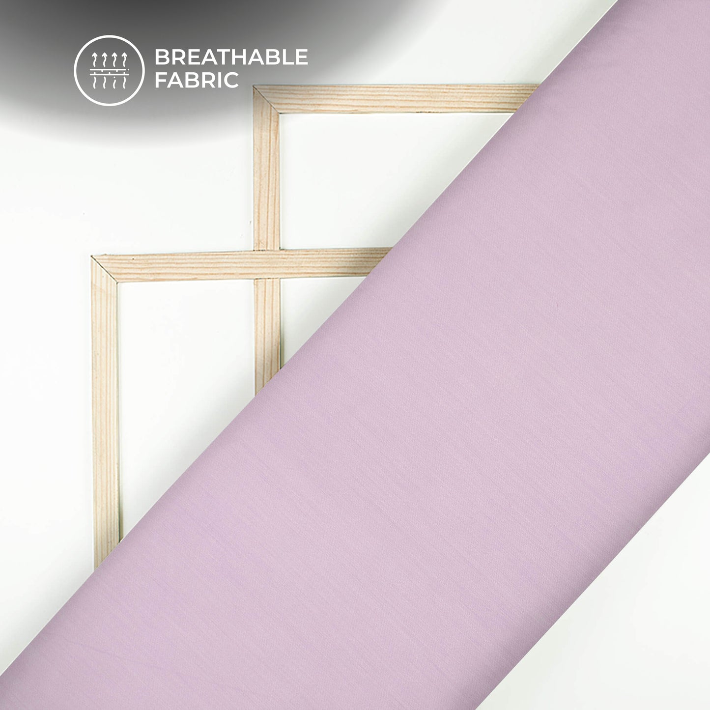Mauve Purple Plain Glazed Cotton Fabric