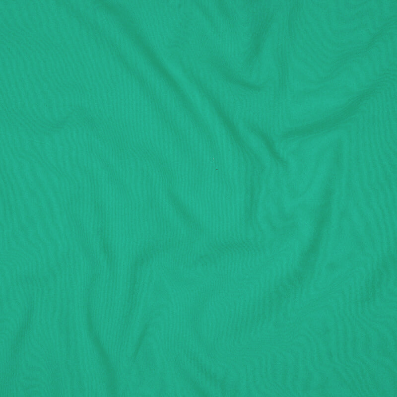 Persian Green Plain Butter Crepe Fabric