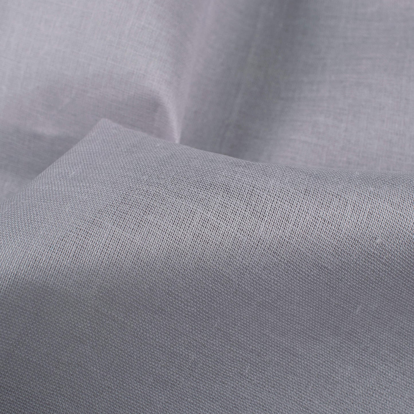 Dolphin Grey Plain Cotton Mulmul Fabric