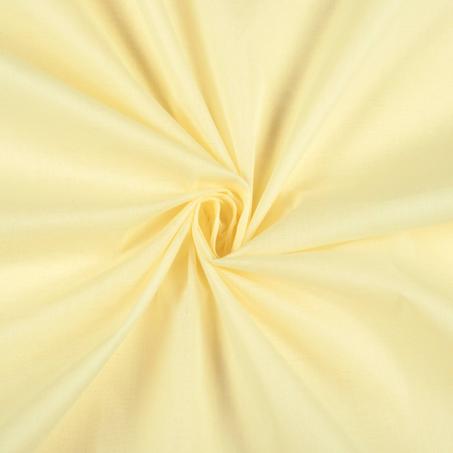 Pastel Yellow Plain Cotton Mulmul Fabric