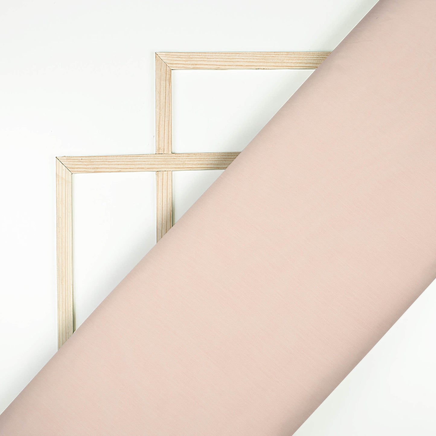 Blush Pink Plain Cotton Mulmul Fabric