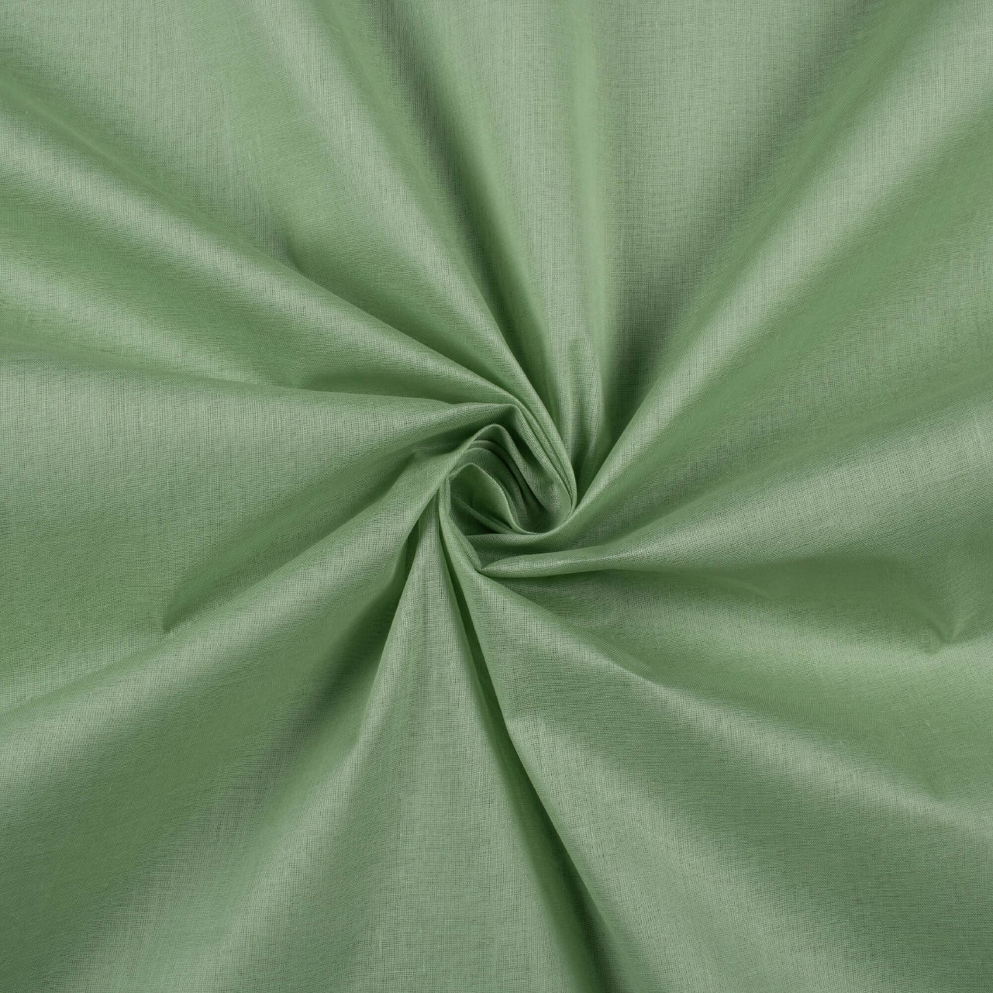 Laurel Green Plain Cotton Mulmul Fabric