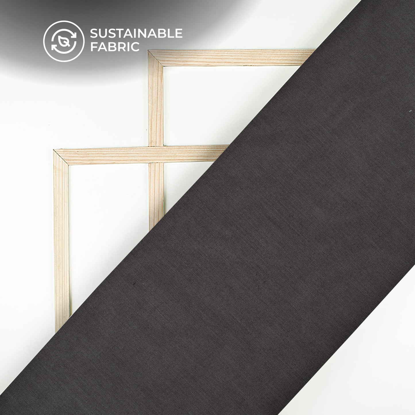 Anchor Grey Plain Cotton Mulmul Fabric