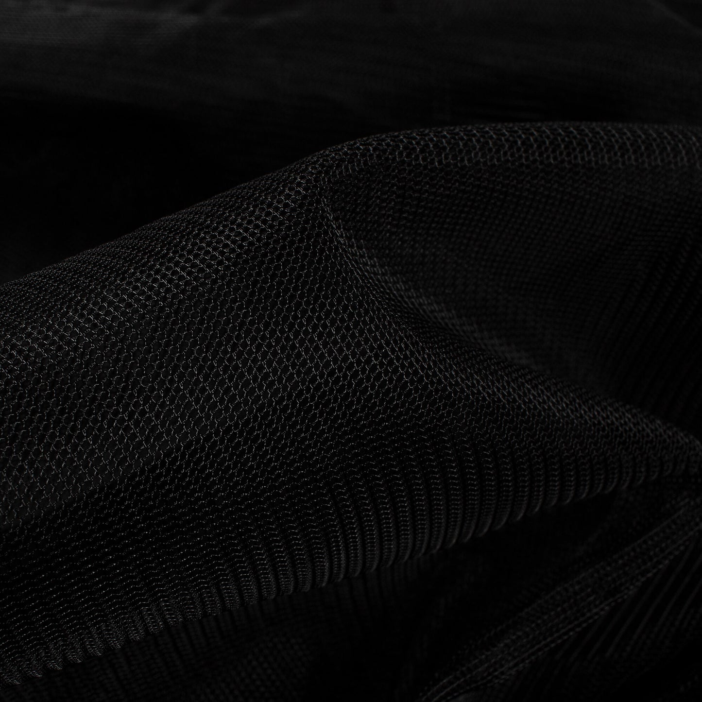 Black Plain Premium Quality Butterfly Net Fabric