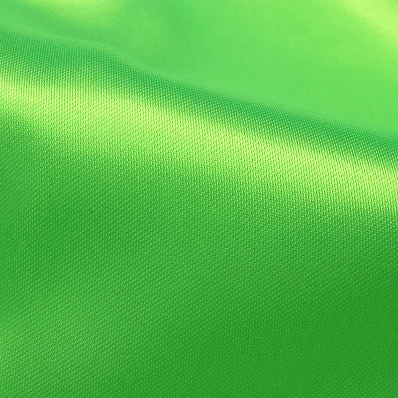 Liril Green Plain Neon Ultra Satin Fabric - Fabcurate