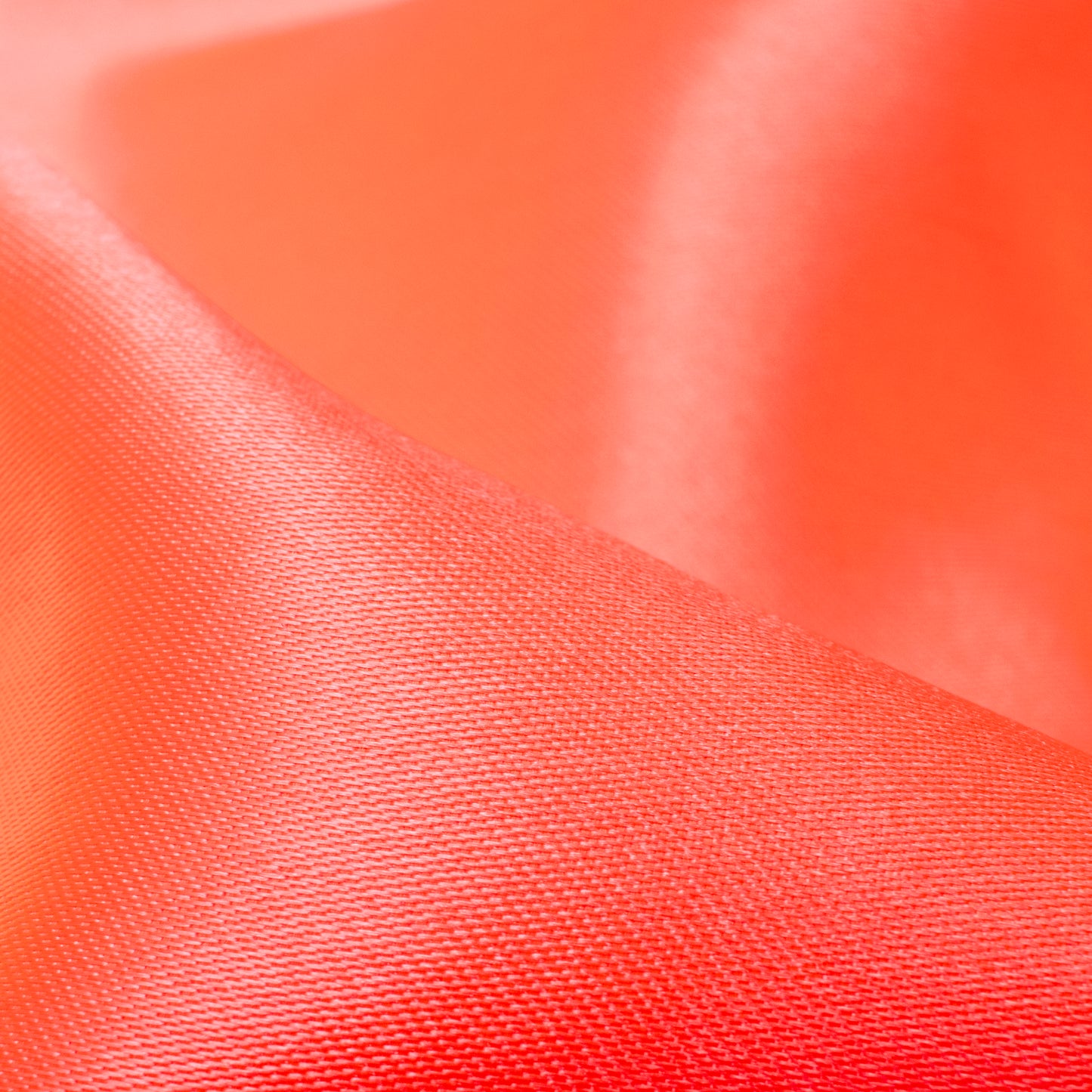 Coral Orange Plain Neon Ultra Satin Fabric - Fabcurate