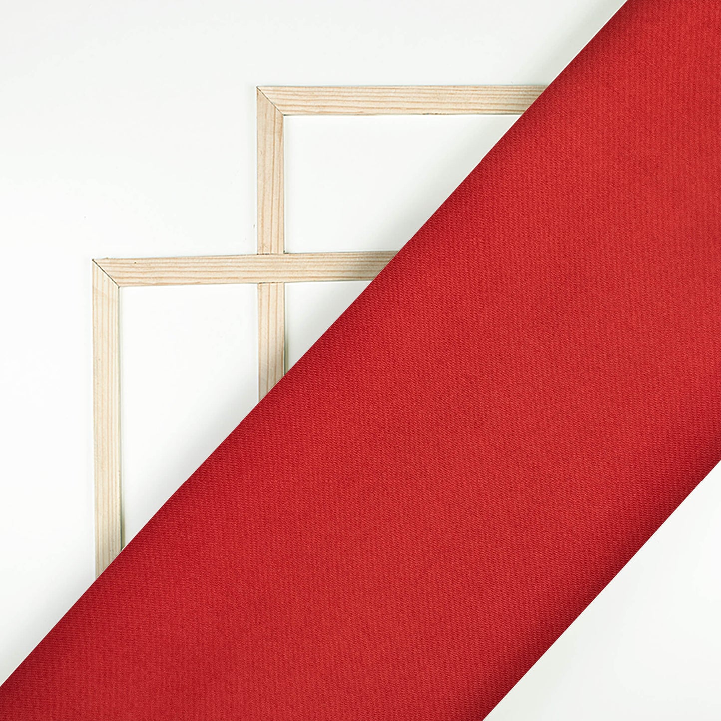 Sangria Red Plain Neon Ultra Satin Fabric