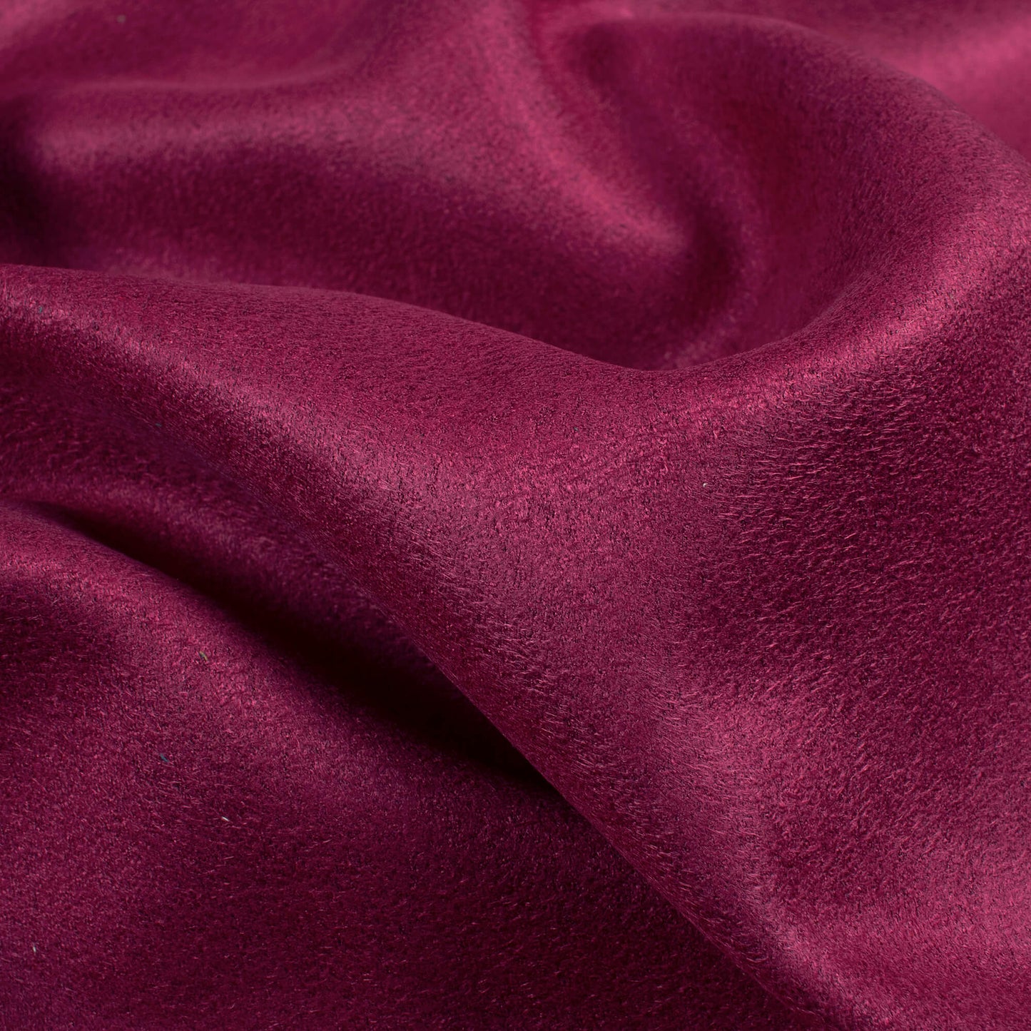 Mulberry Purple Plain Suede Fabric (Width 58 Inches)