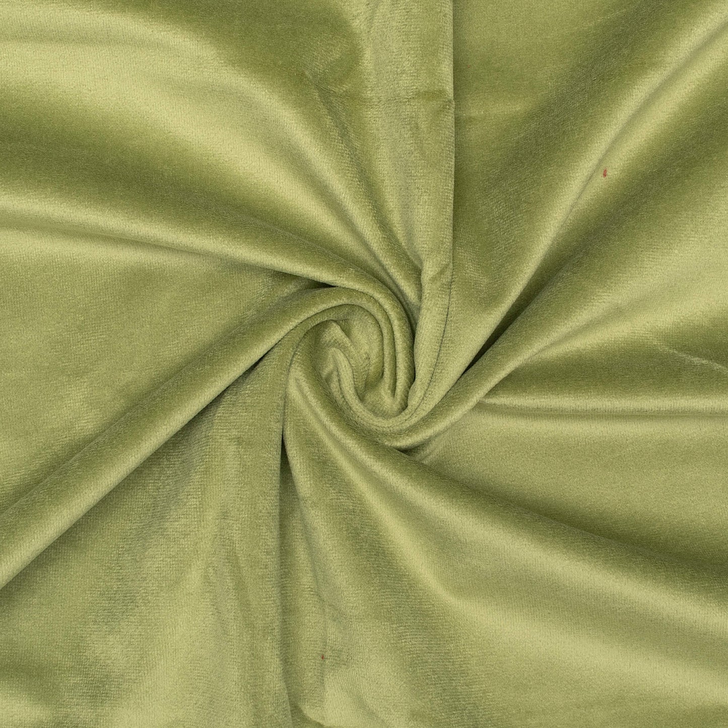 Pistachio Green Plain Premium Velvet Fabric (Width 58 Inches)