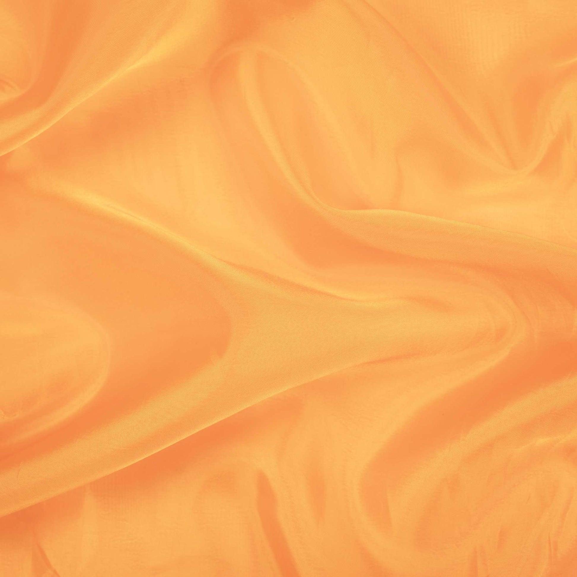 Fire Yellow Plain Premium Organza Silk Fabric - Fabcurate