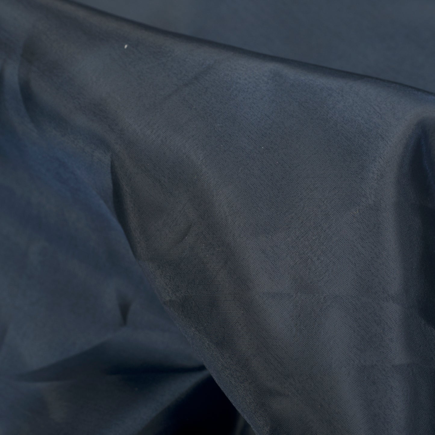 Navy Blue Plain Premium Organza Silk Fabric - Fabcurate