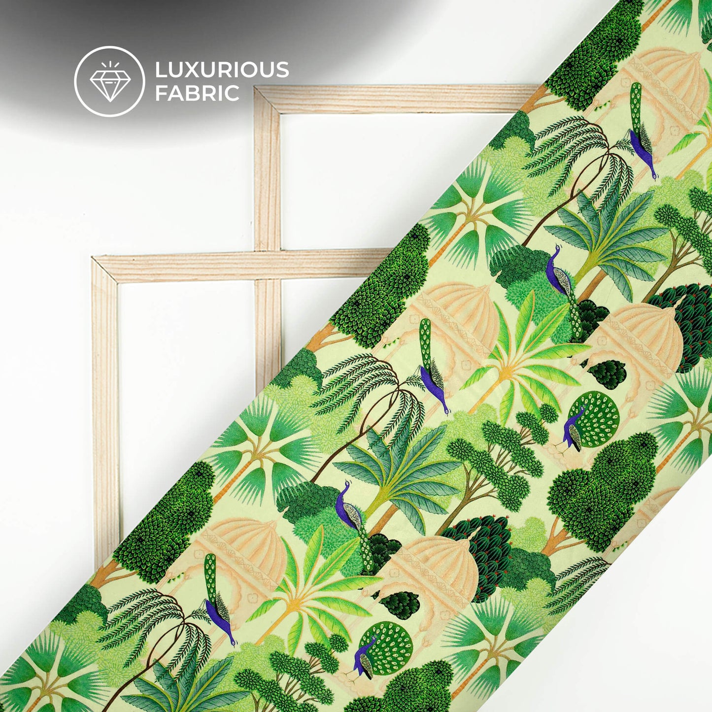 Vintage Park Madhuvanii Digital Print Premium Velvet Fabric