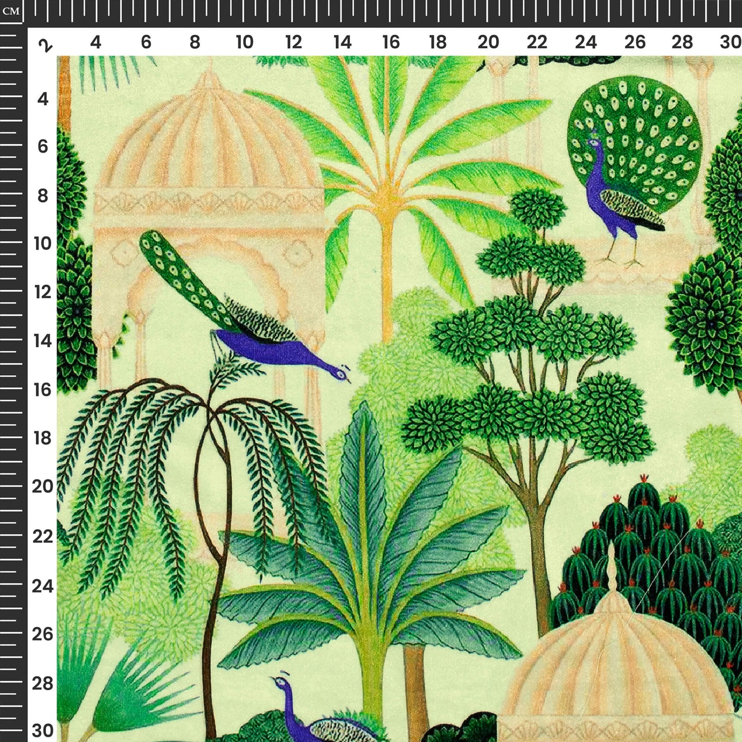 Vintage Park Madhuvanii Digital Print Premium Velvet Fabric