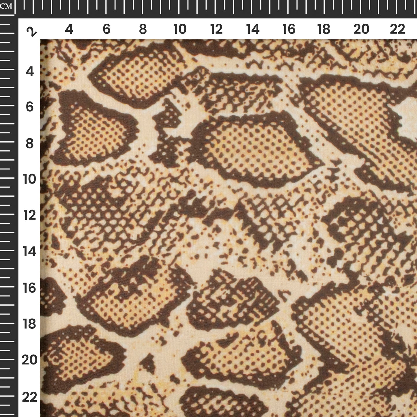 Trendy Animal Digital Print Organza Satin Fabric
