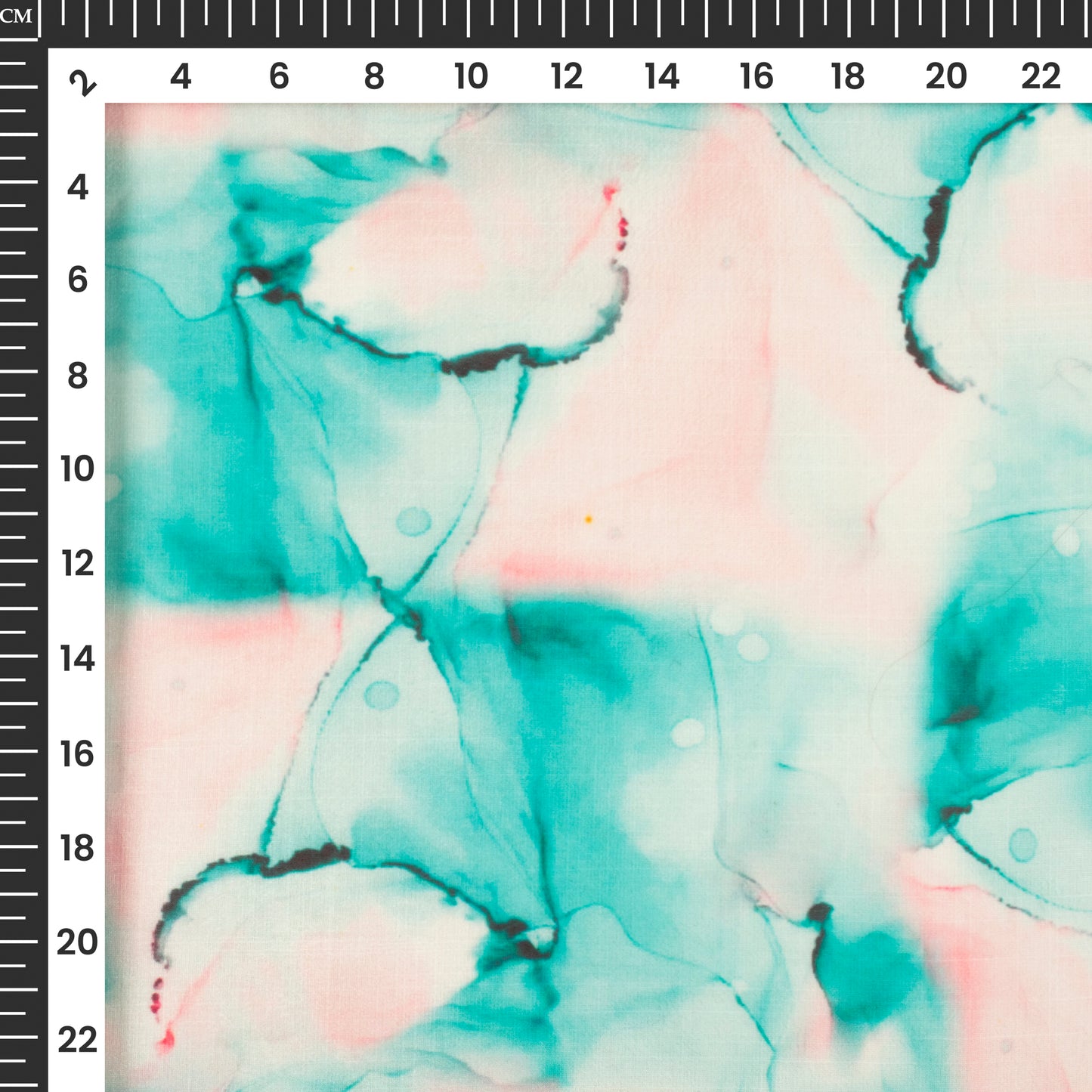 Majestic Tye And Dye Digital Print Organza Satin Fabric
