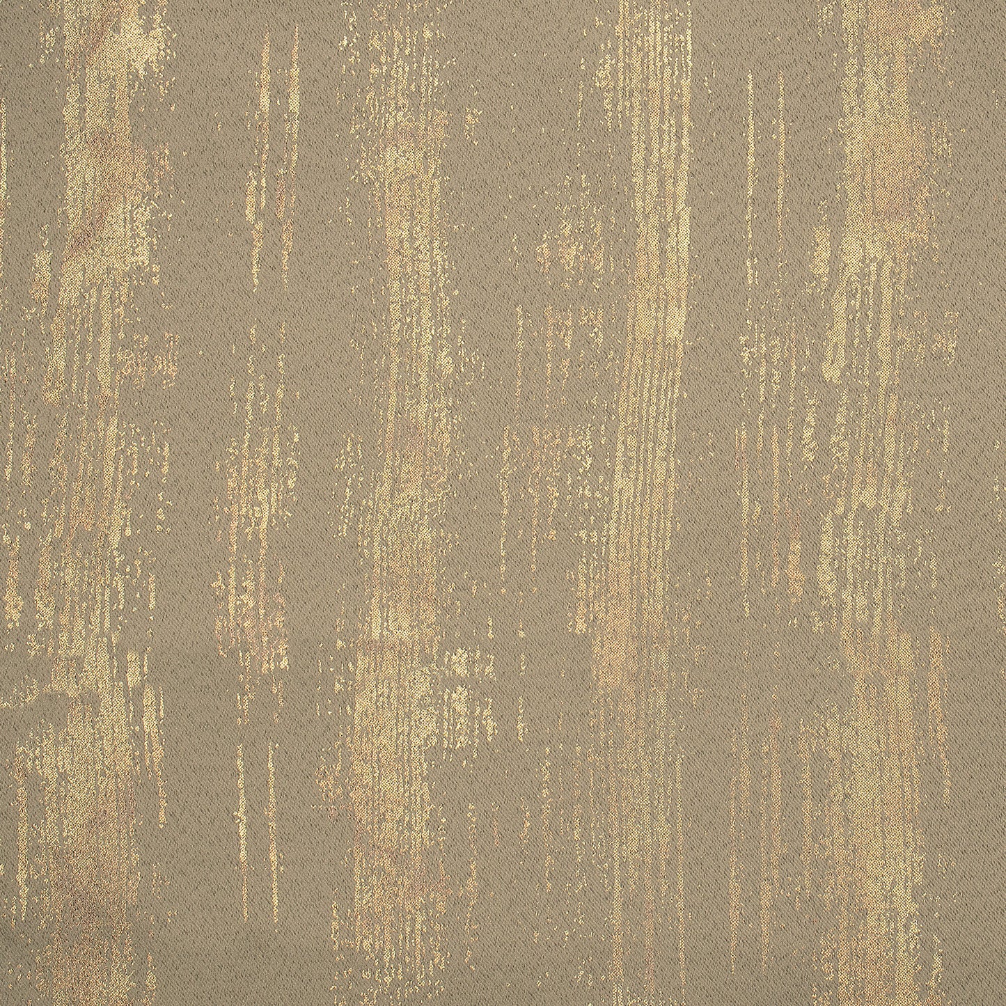 Sandrift Grey Texture Pattern Golden Foil Premium Curtain Fabric (Width 54 Inches)