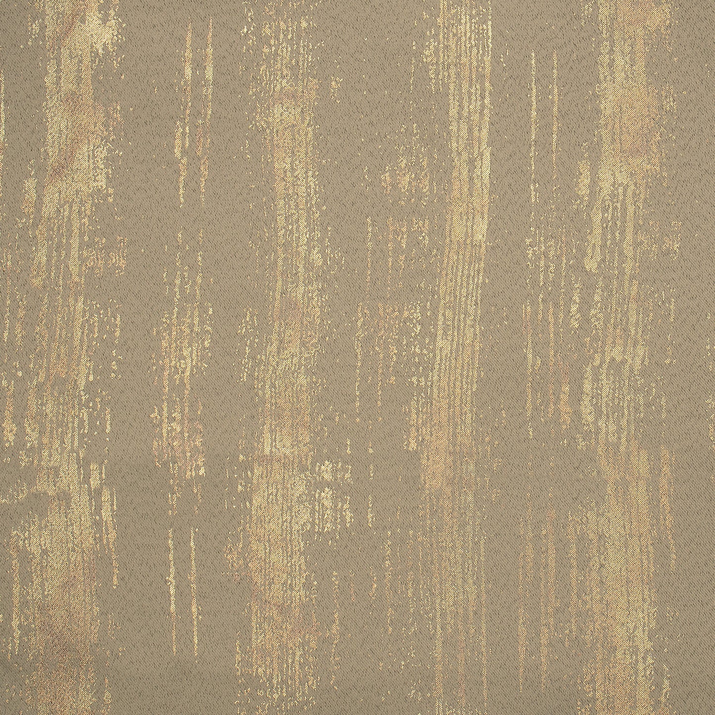 Sandrift Grey Texture Pattern Golden Foil Premium Curtain Fabric (Width 54 Inches)