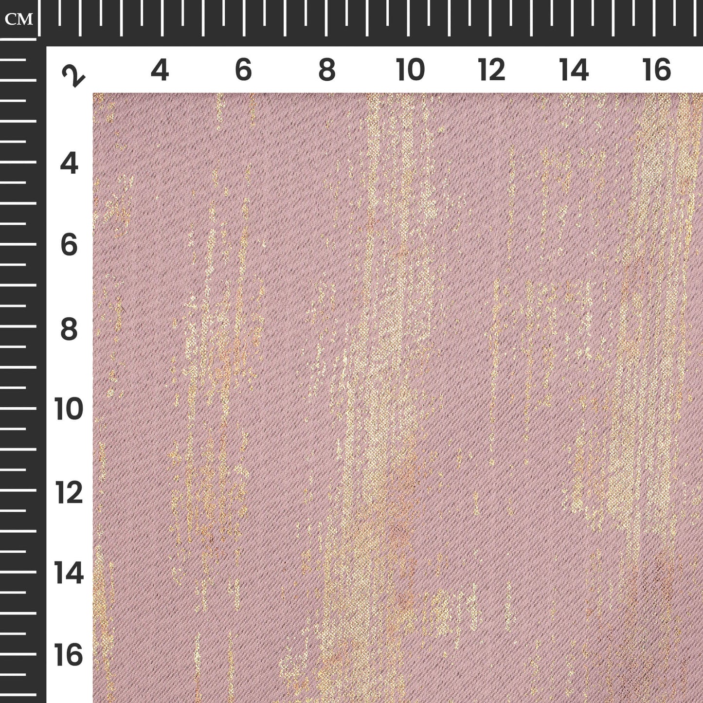 Oyster Pink Texture Pattern Golden Foil Premium Curtain Fabric (Width 54 Inches)