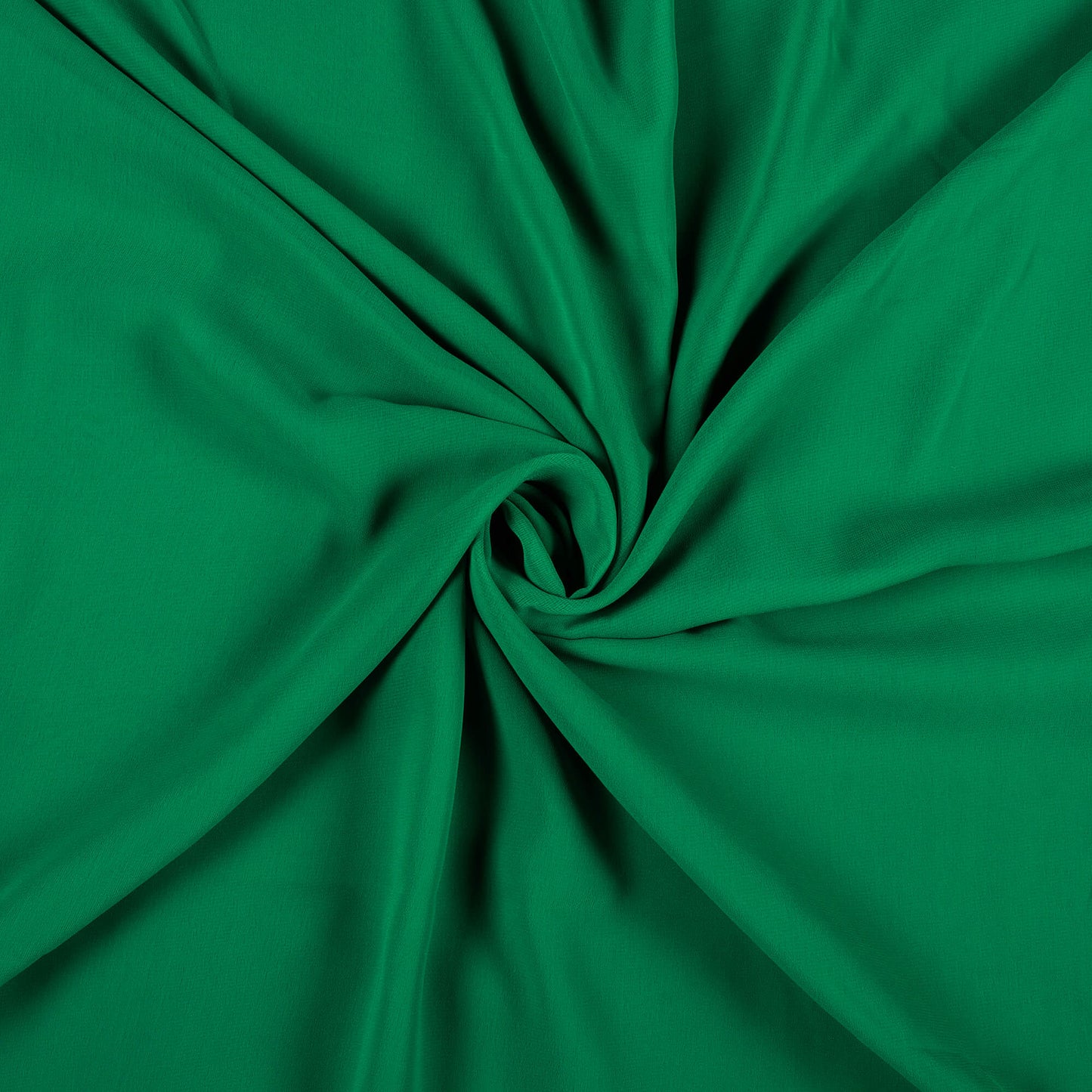 Fun Green Plain Georgette Fabric