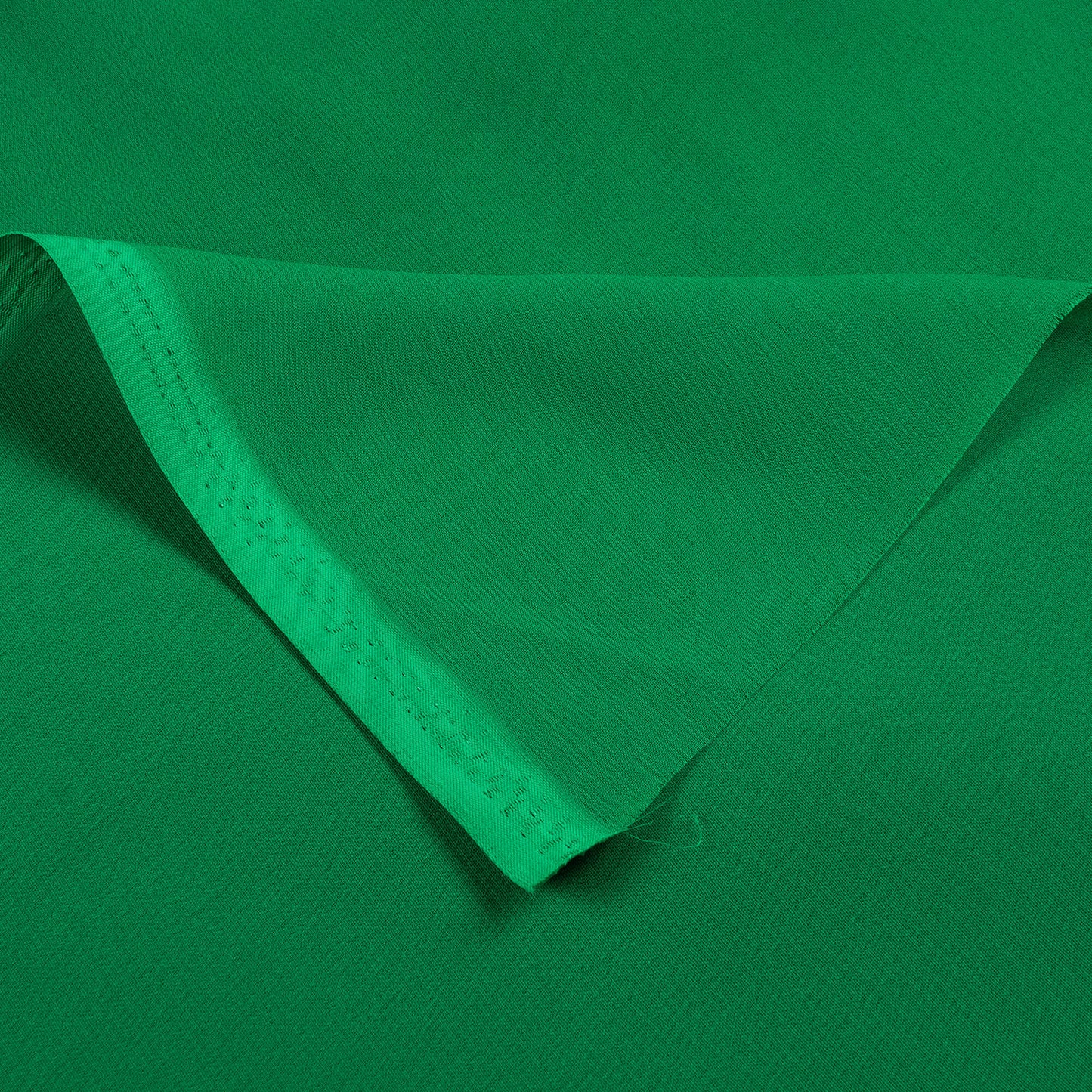 Fun Green Plain Georgette Fabric