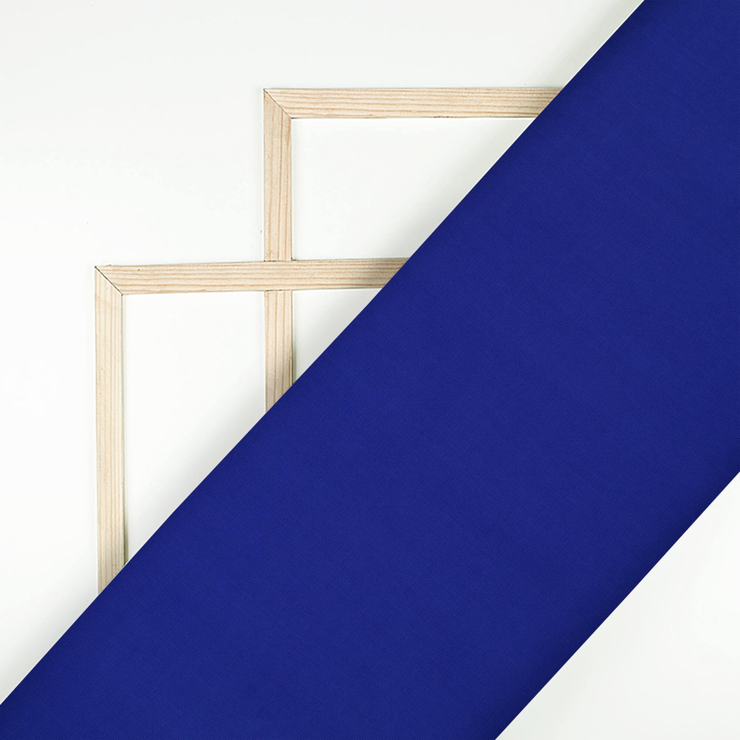 Royal Blue Plain Imported Satin Fabric