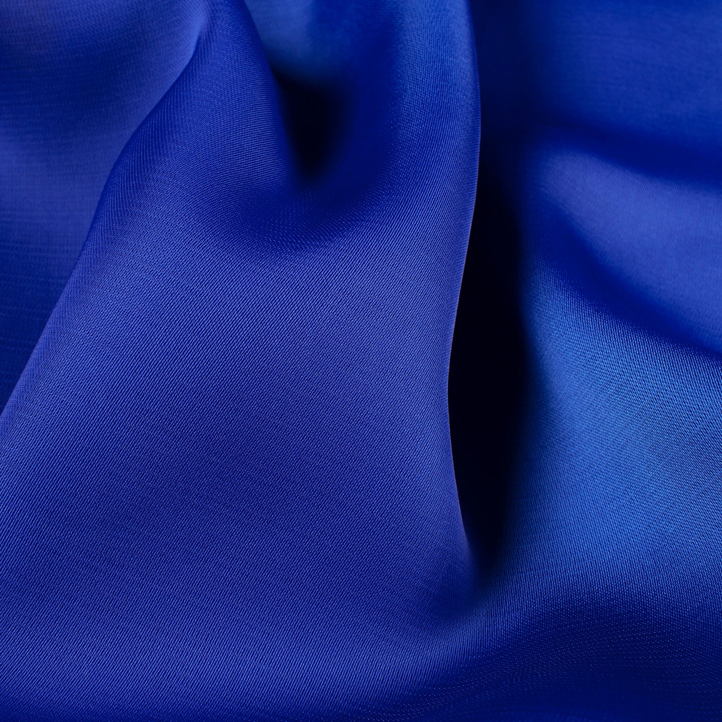 Royal Blue Plain Imported Satin Fabric