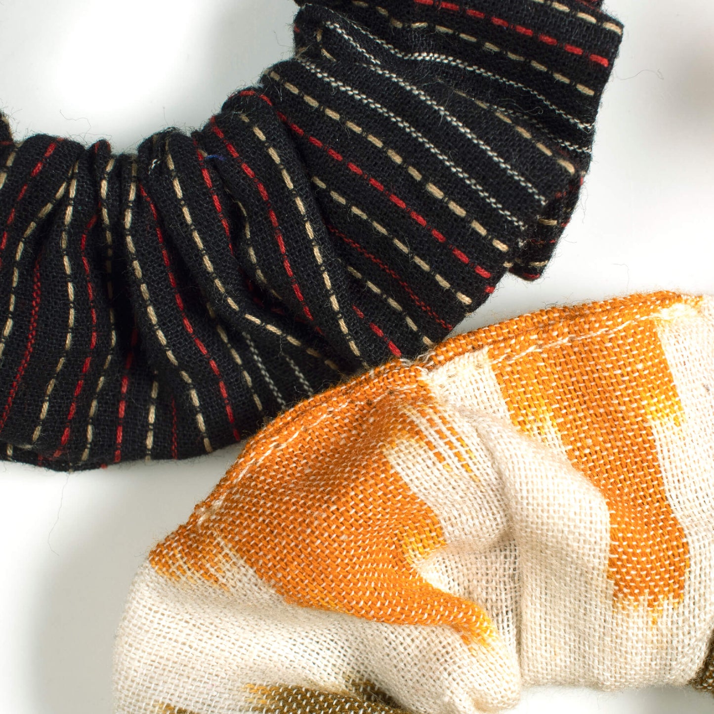 Pack Of 2 Cotton Handmade Scrunchies
