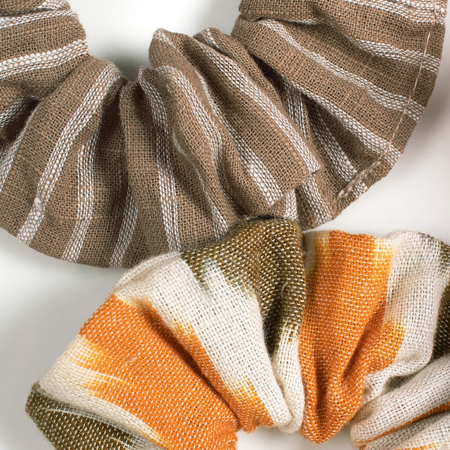 Pack Of 2 Cotton Handmade Scrunchies