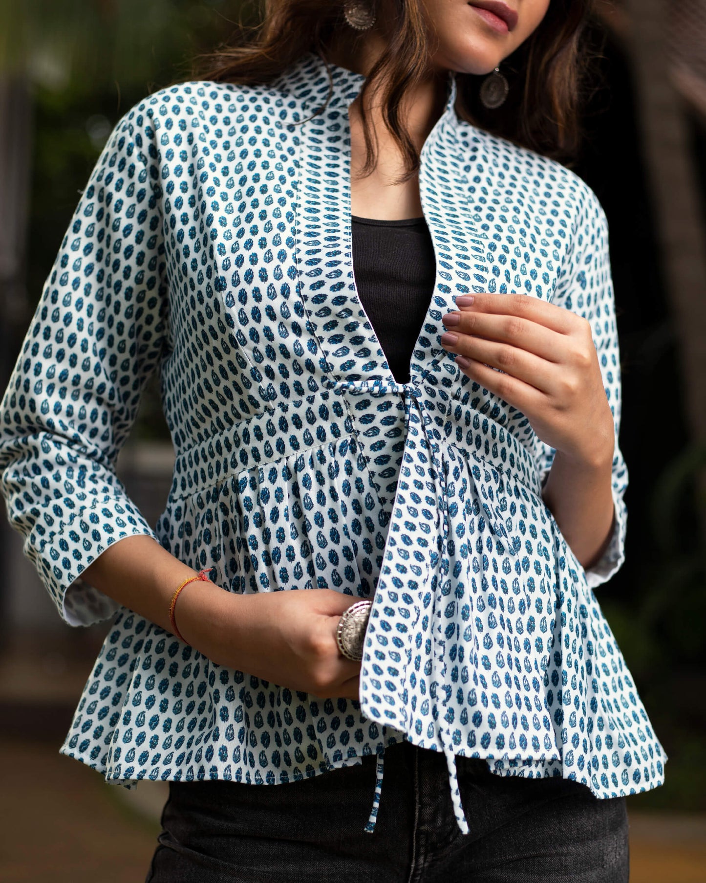 Paisley Frill Jacket