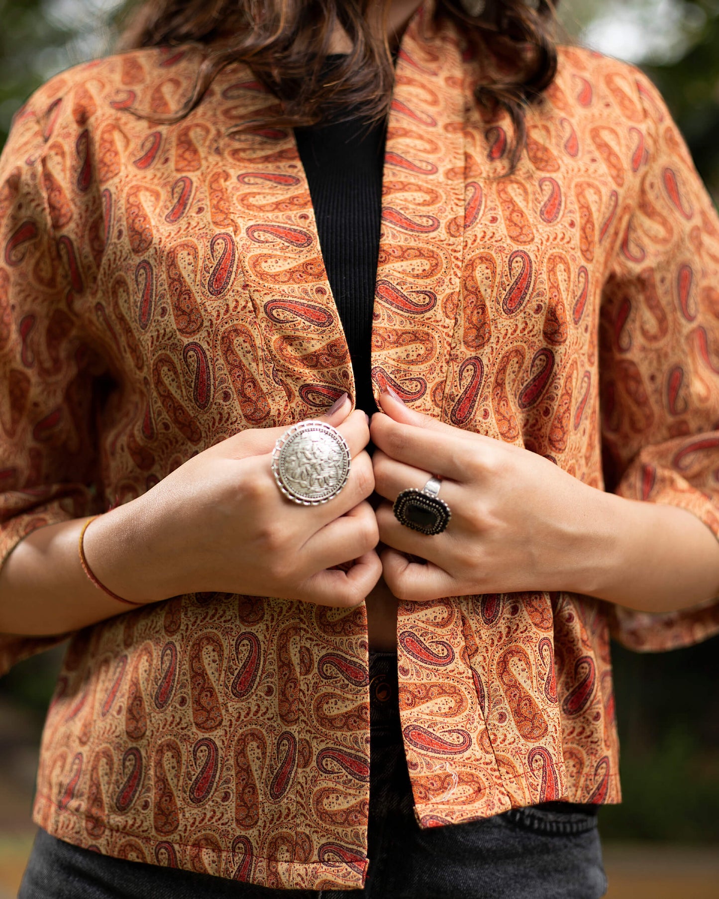 Paisley Kimono Jacket