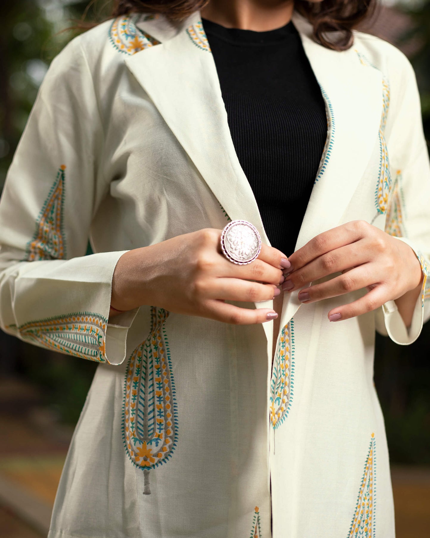 Designer Paisley Jacket For Women