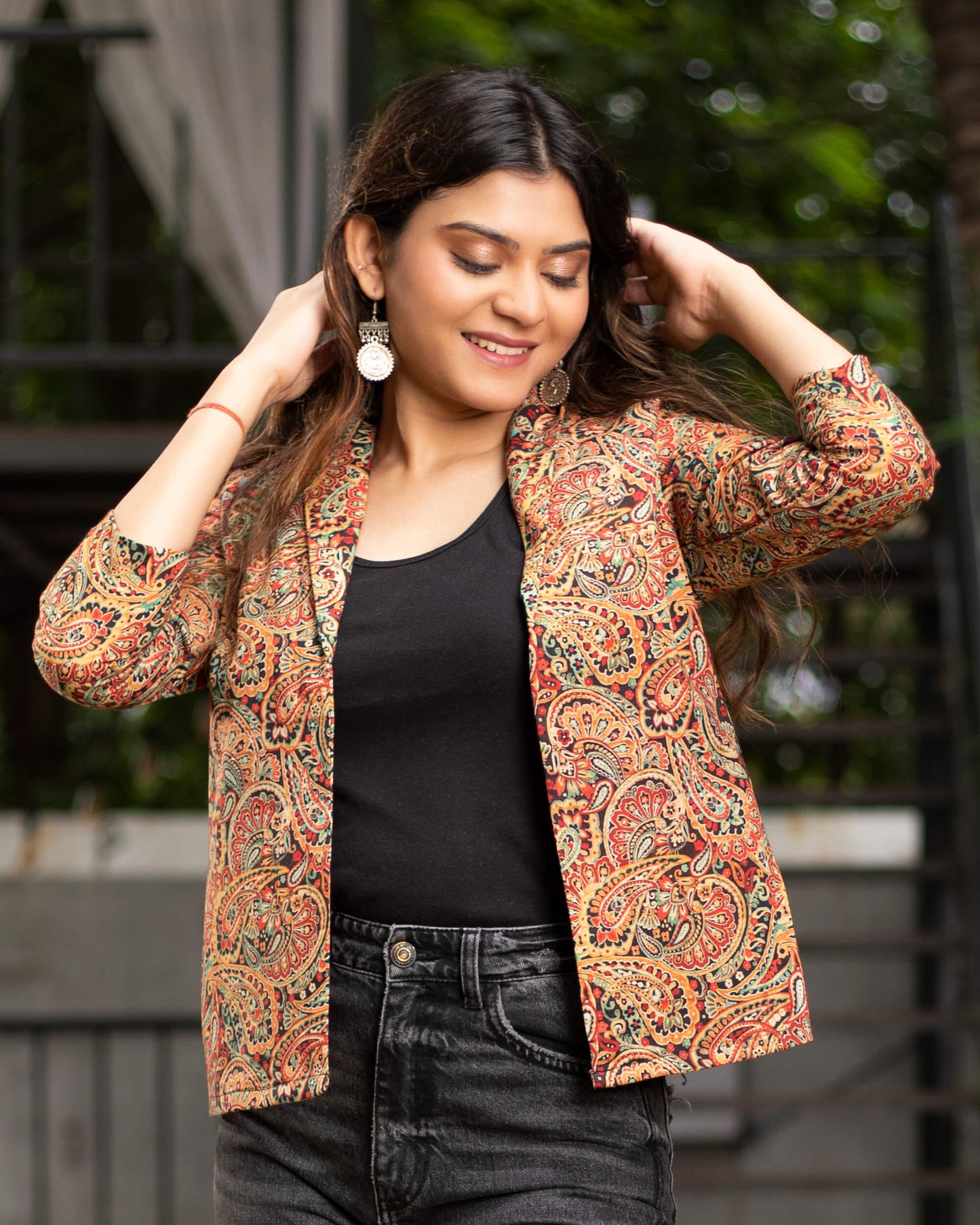 Paisley Printed Jacket