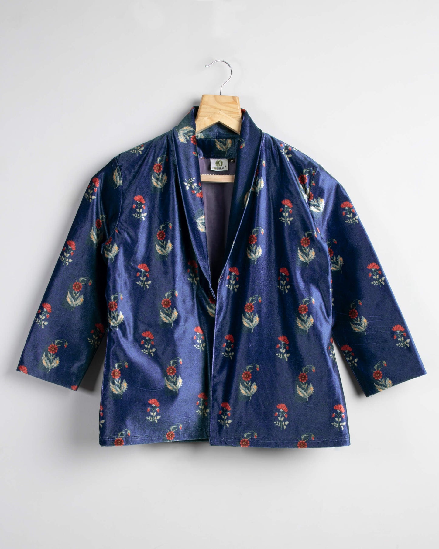 Floral Printed Premium Velvet Jacket