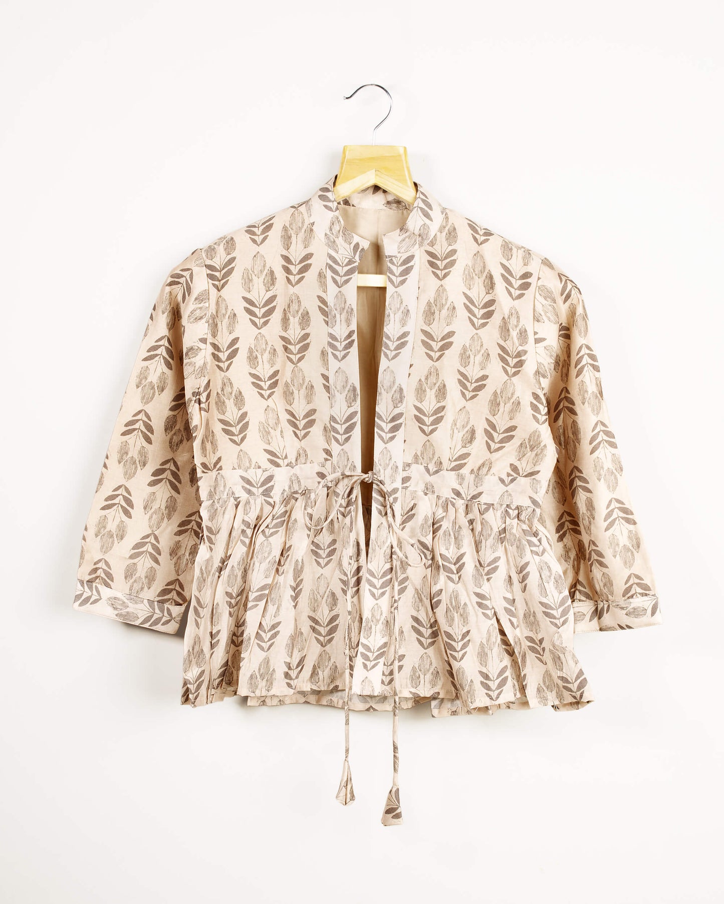 Leafage Collar Frill Jacket