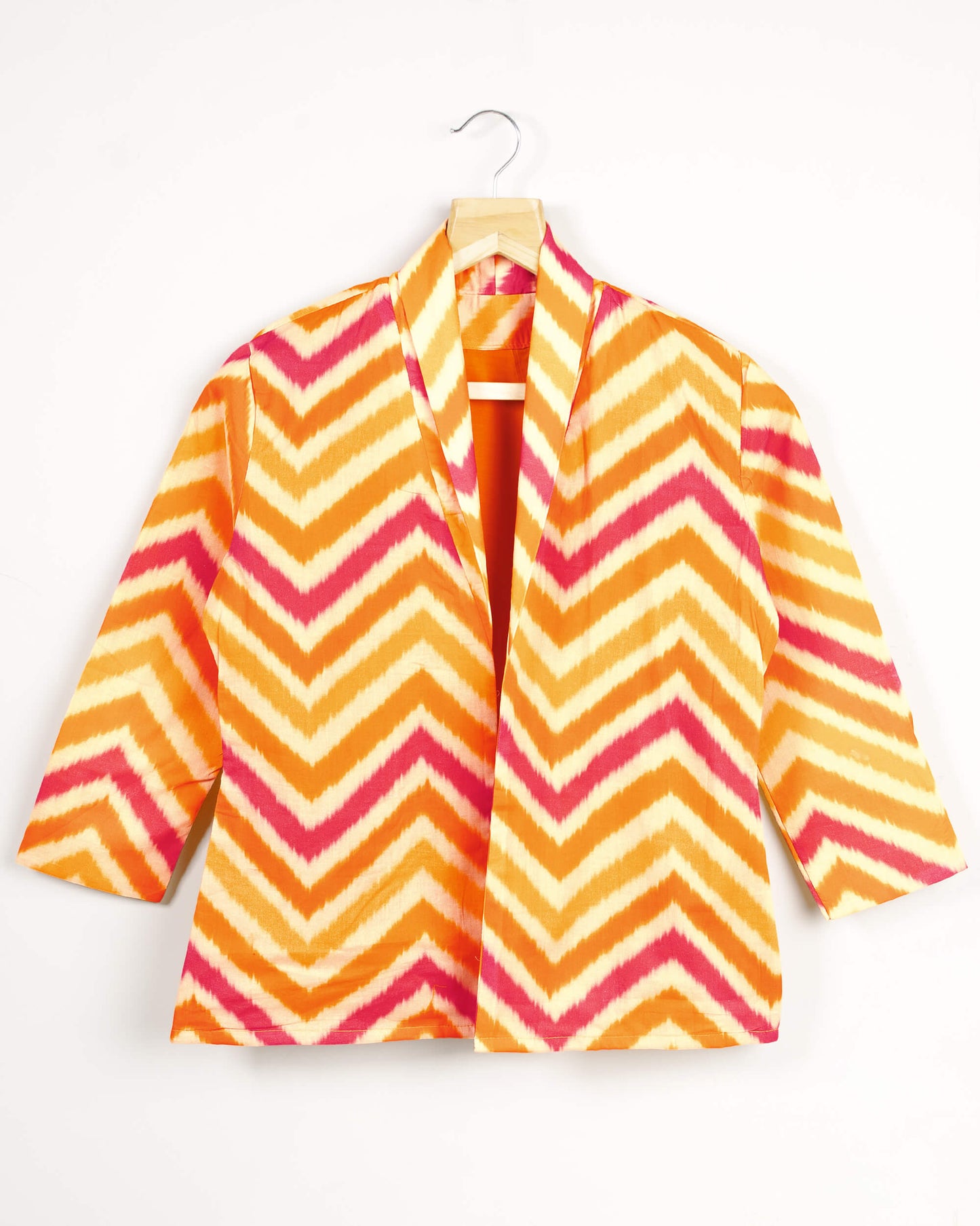 Chevron Kimono Jacket