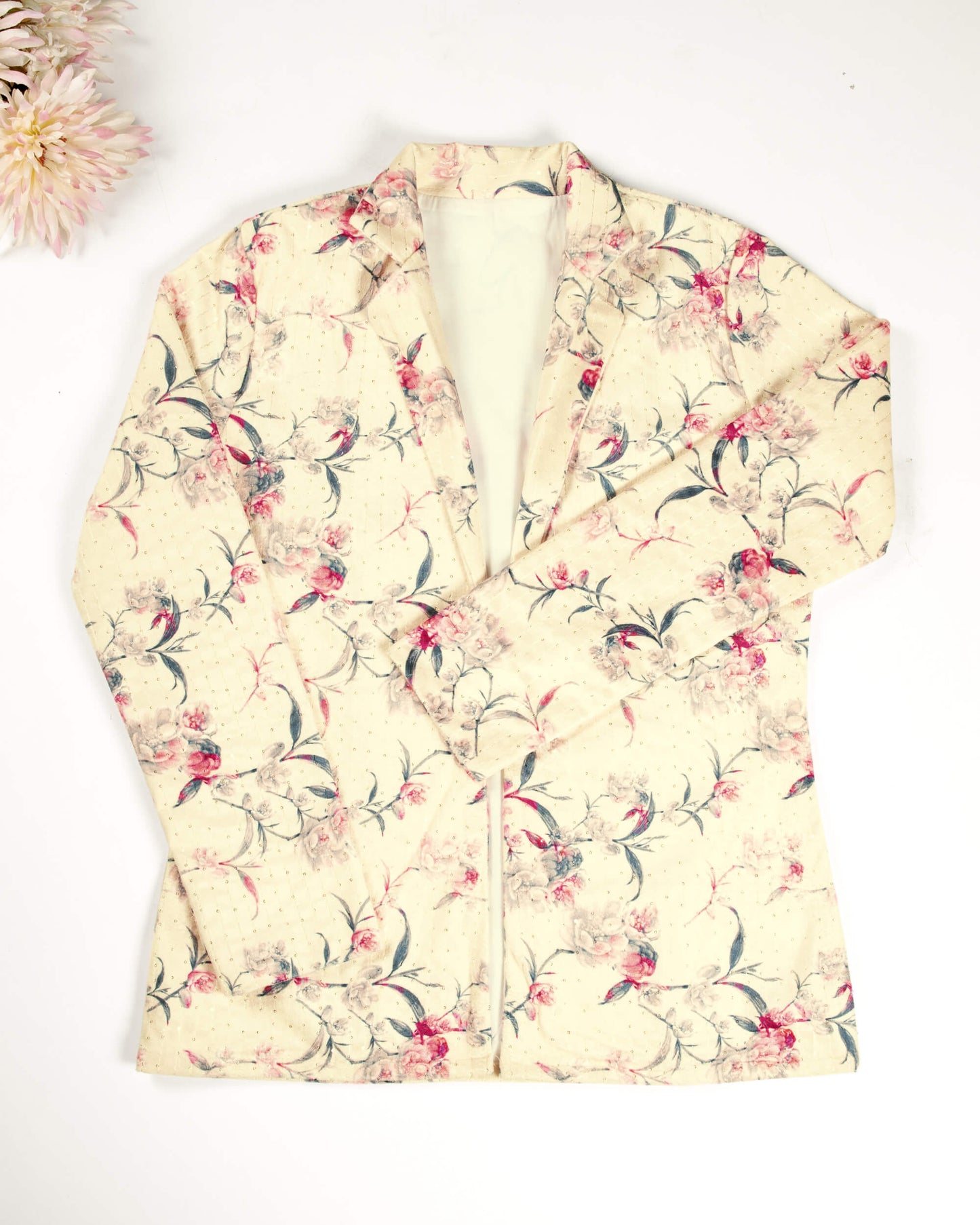 Premium Sequins Floral Printed Jacket