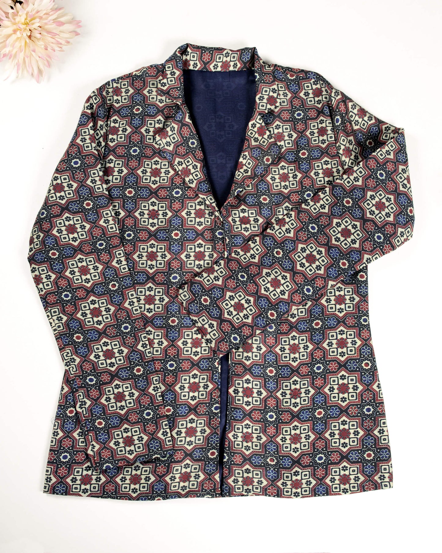 Unique Geometric Printed Jacket