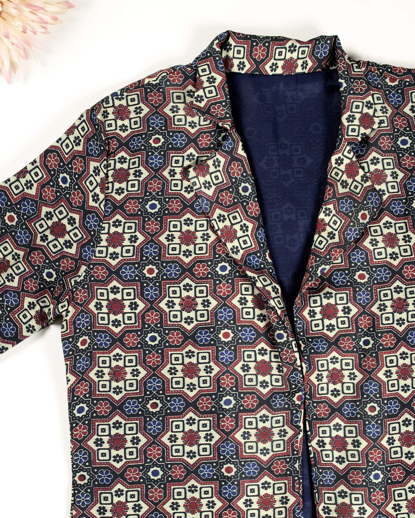 Unique Geometric Printed Jacket