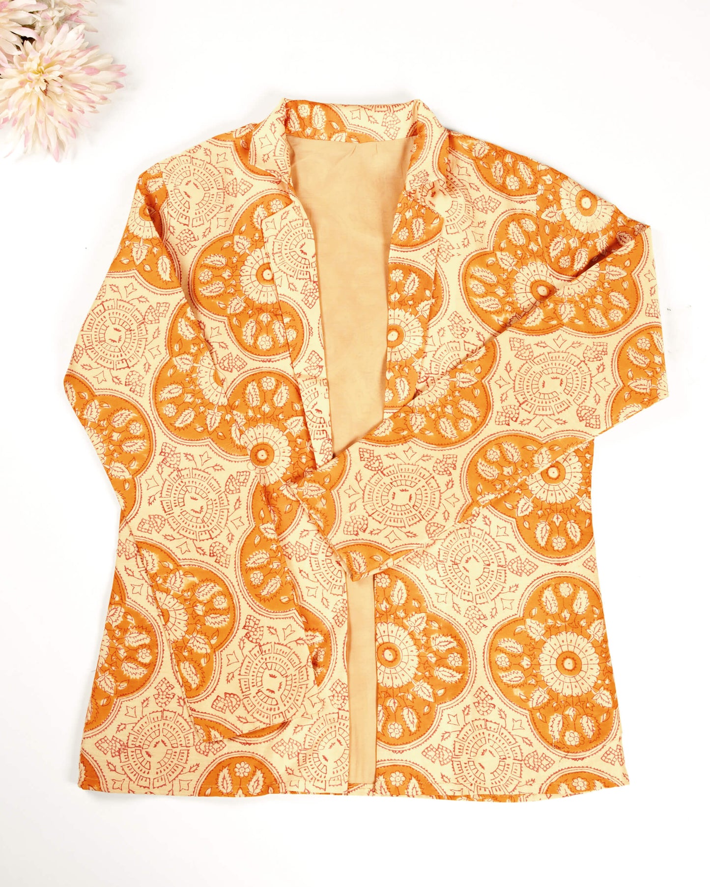 Floral Printed Traditional Jacket