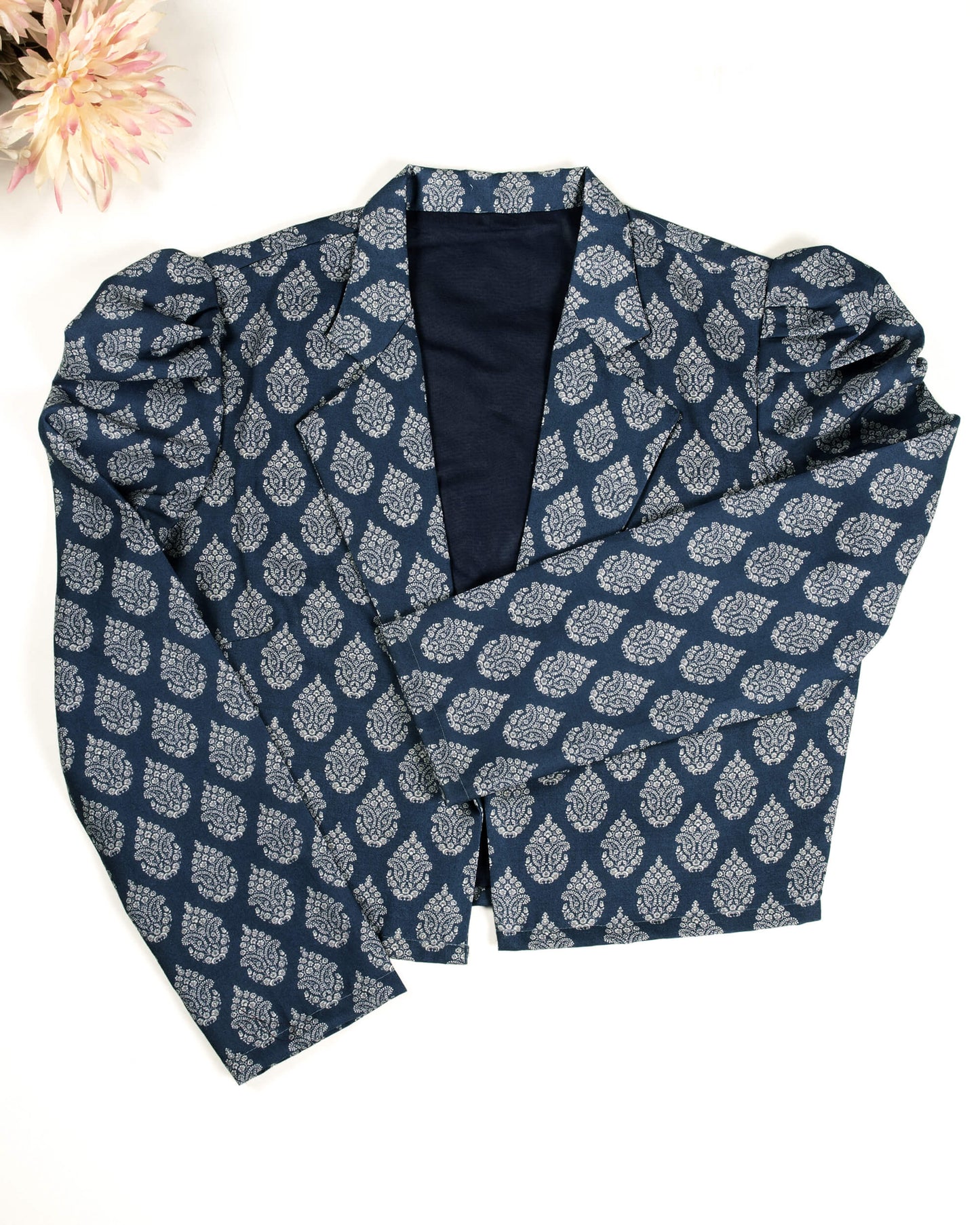 Ethnic Puff Sleeve Jacket