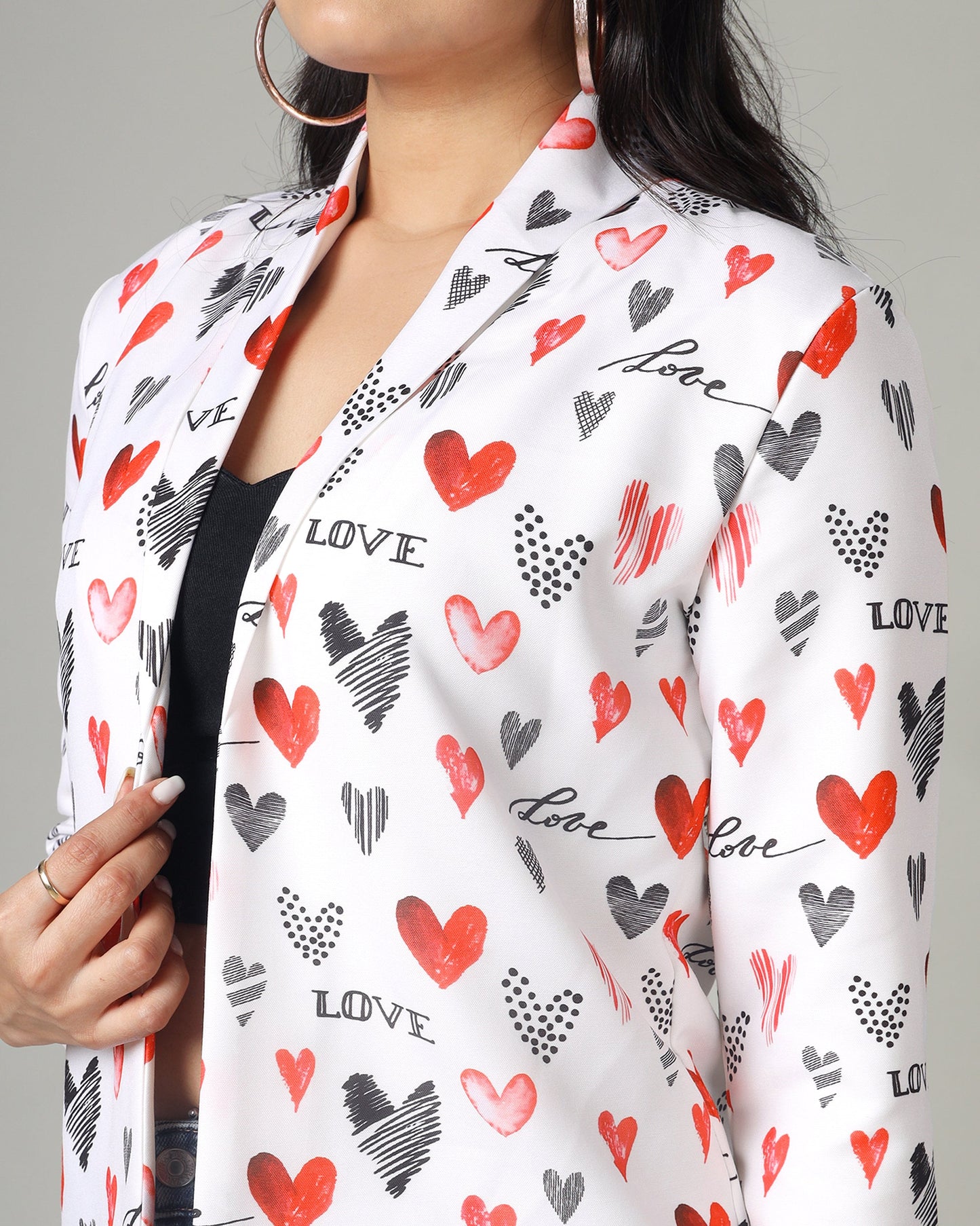 A Melody of Love in Women's Jacket