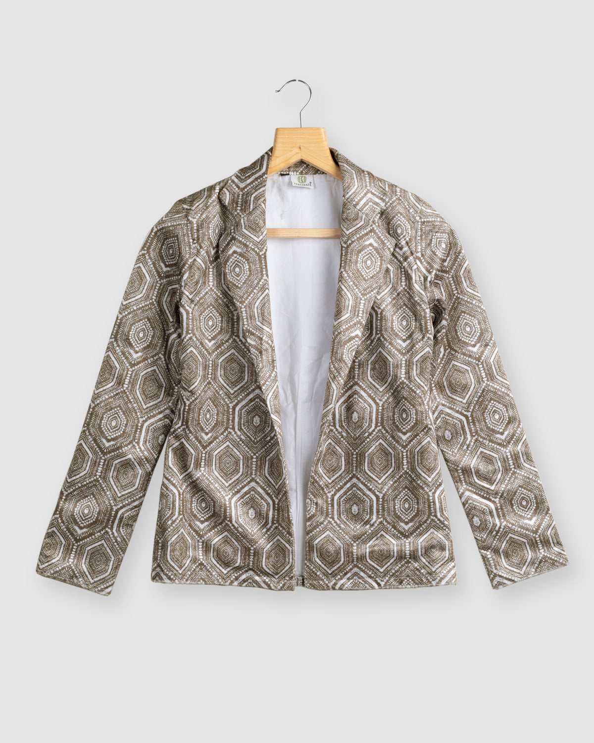 Geometric Premium Velvet Jacket