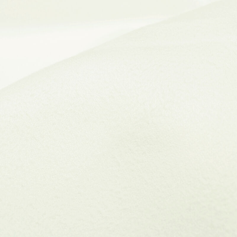 White Plain Suede Fabric (Width 58 Inches) - Fabcurate