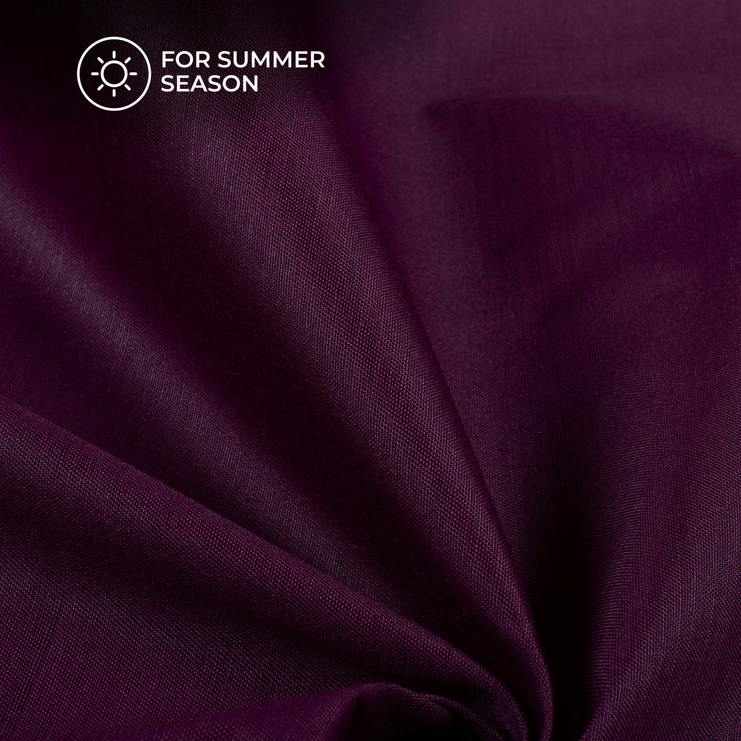 Wine Purple Plain Cotton Lining Fabric