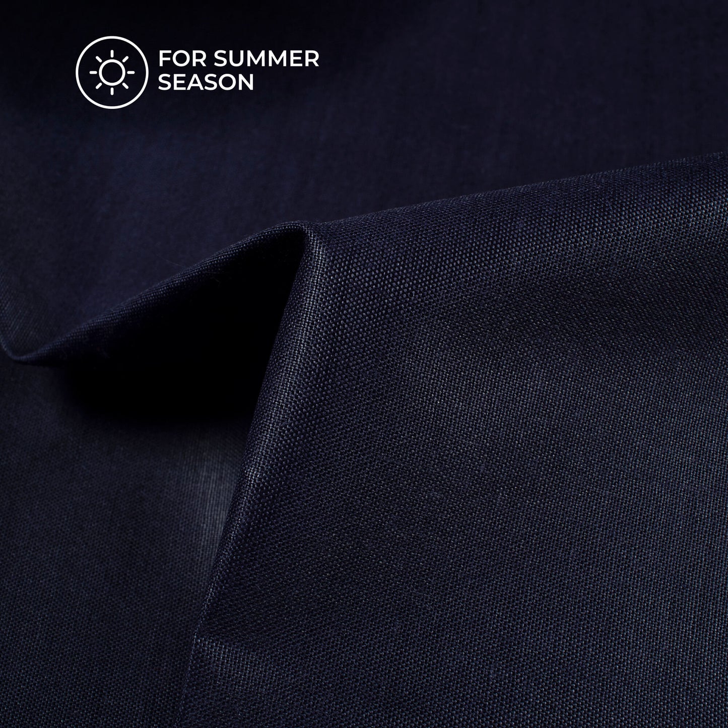 Navy Blue Plain Cotton Lining Fabric