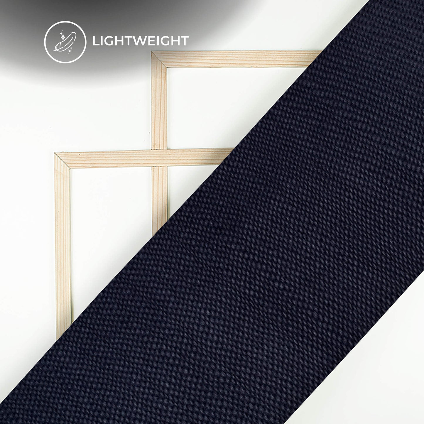 Navy Blue Plain Cotton Lining Fabric