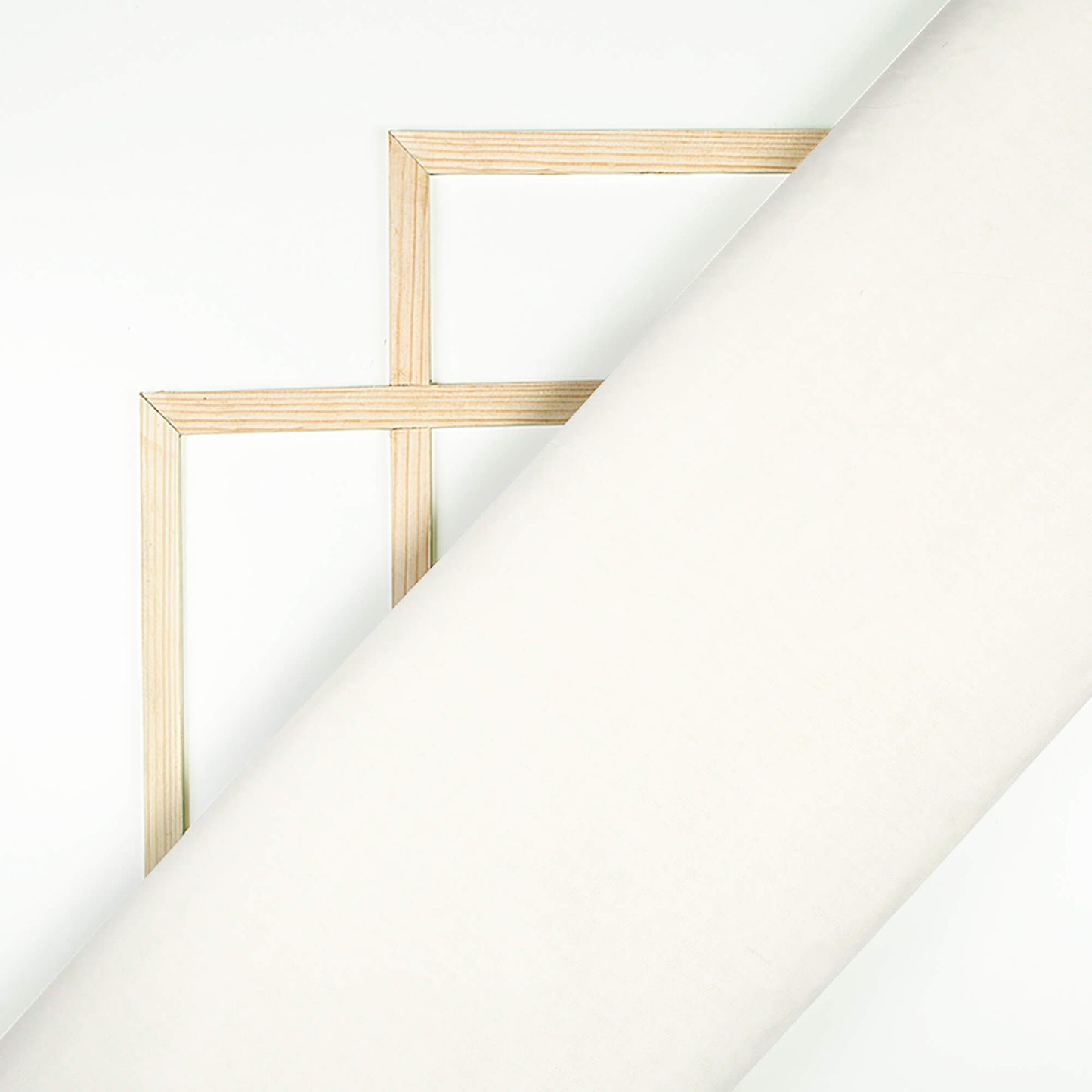 White Plain Dyeable Poplin Fabric (Width 58 Inches)